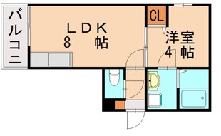 土井駅 徒歩7分 3階の物件間取画像